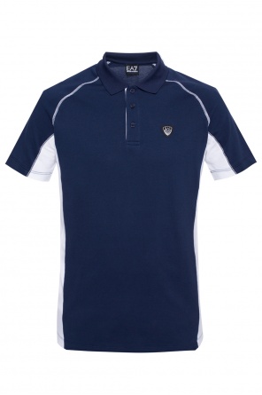 Logo-patched polo, zdjęcie 1 Logo-patched polo od EA7 Emporio Armani